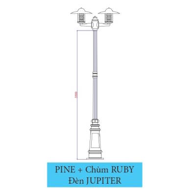 CỘT ĐÈN TRANG TRÍ PINE