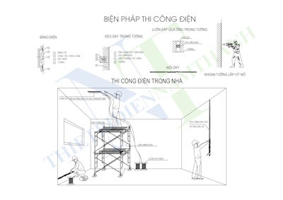 BIỆN PHÁP THI CÔNG ĐIỆN NƯỚC